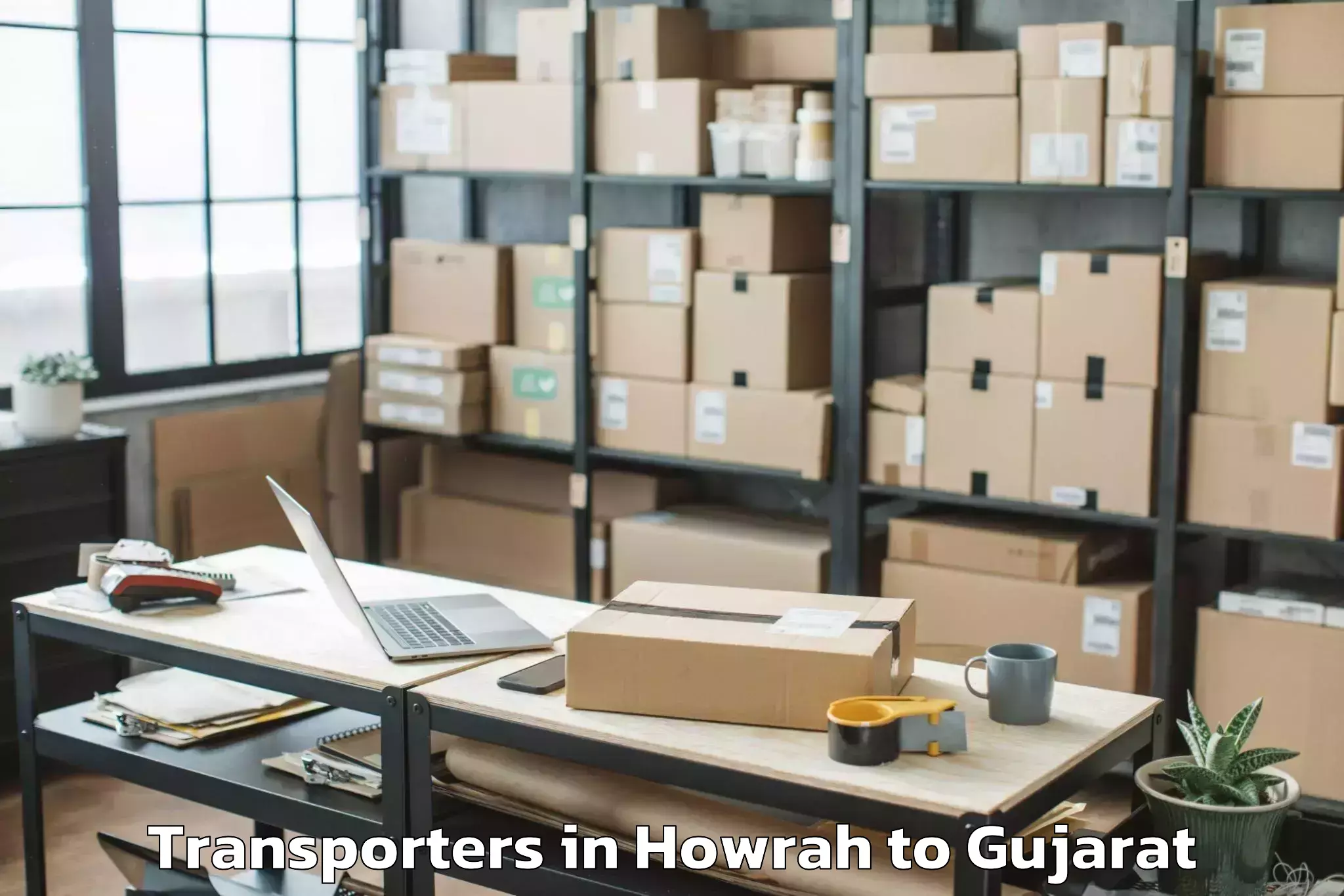 Expert Howrah to Adalaj Transporters